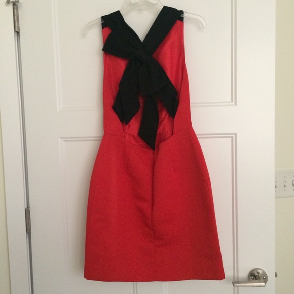 ✨ KATE SPADE ✨ Bow Back Dress Blaze A Trail Red 6 - Picture 5 of 7
